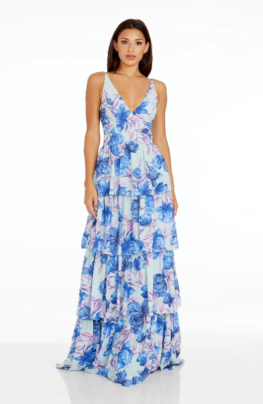 Lorain Floral Gown