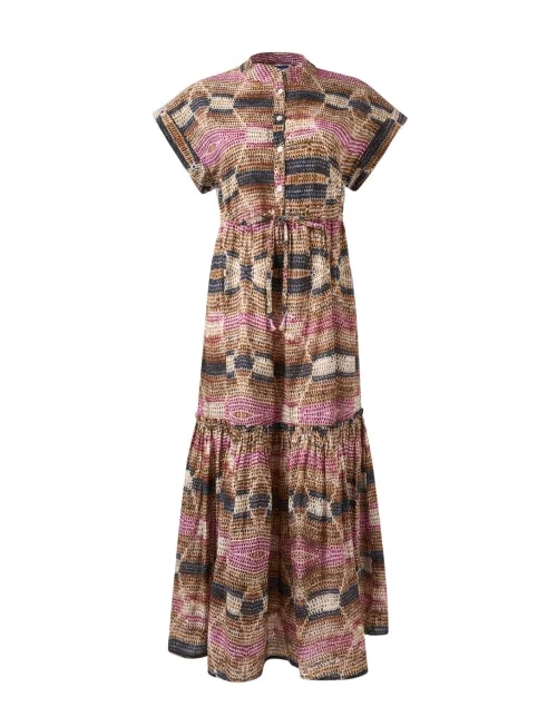 Mumi Multi Print Shirt Dress