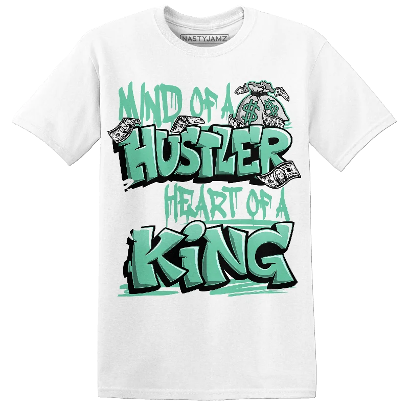 NastyJamz High OG Green Glow 1s T Shirt Match Hustler Heart King