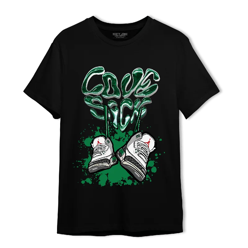 NastyJamz Lucky Green 3s T Shirt Match Sneaker Love Sick