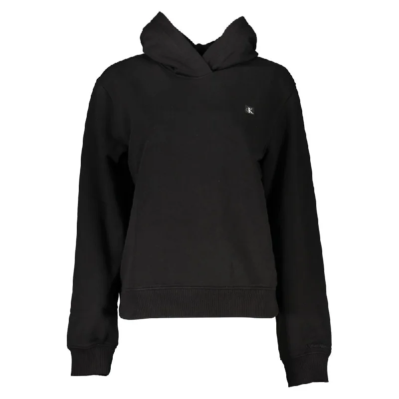 Calvin Klein Elegant Hooded Sweatshirt in Timeless Women's