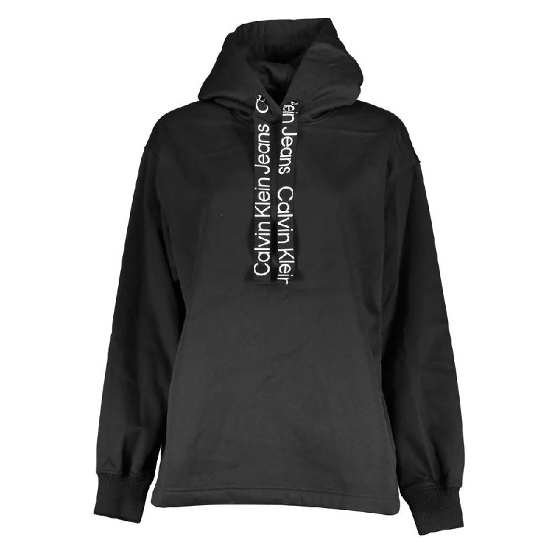 Calvin Klein Elegant Long Sleeve Fleece Hooded Women's Sweatshirt