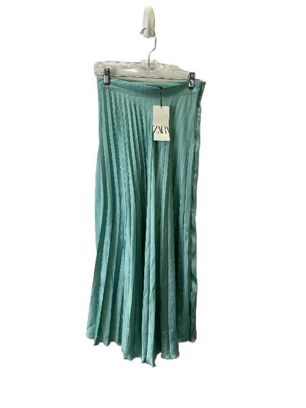 Skirt Maxi By Zara In Teal, Size: 8